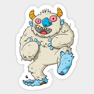 Stinky Foot Monster Sticker